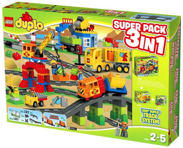 Klocki Lego Duplo Pociąg 3w1 Superpack 66524 Ceny I Opinie Ceneopl