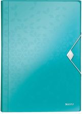 Zdjęcie Leitz Teczka z 6 przegródkami PP WOW turkusowy 45890051 - Oświęcim