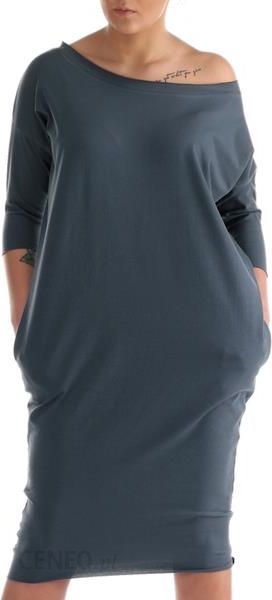 Ida Dark Gray - sukienka oversize od Freeshion XS - Ceny i opinie 