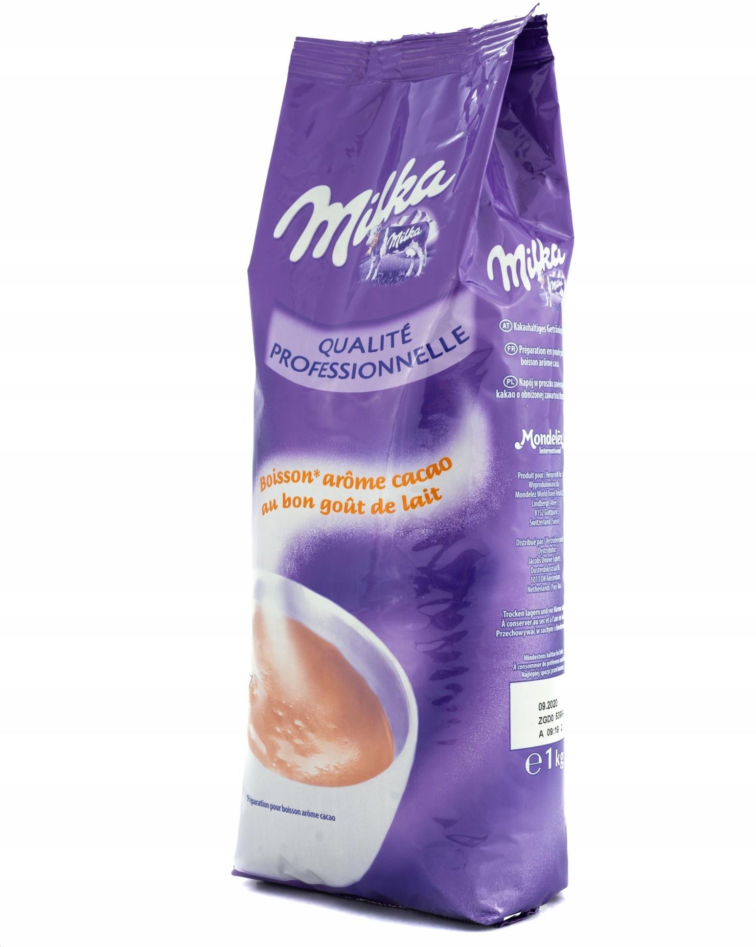 Milka - Czekolada do picia Milka Qualite Professionel 1kg - zdjęcie 1 Milka - Czekolada do picia Milka Qualite Professionel 1kg