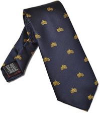 Zdjęcie Granatowy jedwabny krawat w motocykle - Warszawa