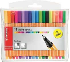 Zdjęcie STABILO Cienkopis Point Mini 13+5 neon etui  - Białogard