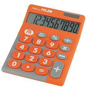 MILAN Kalkulator 10 pozycyjny Touch Duo pomarańczowy 83611350