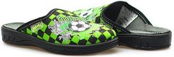 Zdjęcie Kapcie dziecięce Befado 707x366 Czarno-zielone - Tykocin