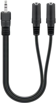 Goobay - adapter z 2x. jack 3.5mm na 1x jack 3.5mm - stereo - 20cm