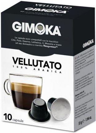 Kawa Gimoka Velutato Kapsułki  Nespresso 100% Arabika