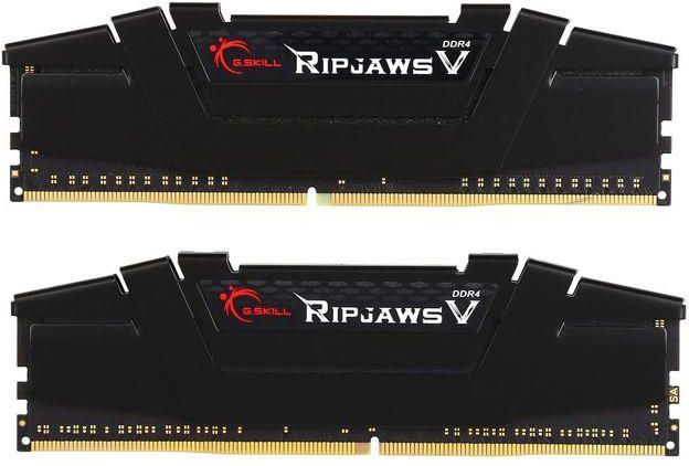 G.Skill RipjawsV 16GB (2x8GB) DDR4 3200MHz CL16 Black (F4-3200C16D-16GVKB) - zdjęcie 1 G.Skill RipjawsV 16GB (2x8GB) DDR4 3200MHz CL16 Black (F4-3200C16D-16GVKB)