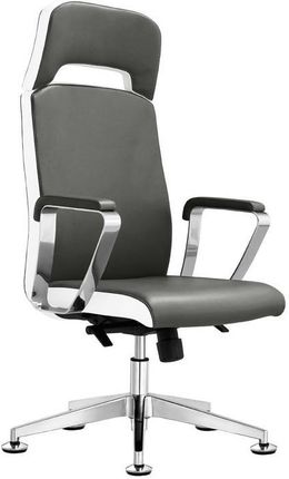 Activ Fotel kosmetyczny Rico A1501-1 szaro-biały