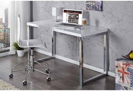 Living Art White Desk 120x60 białe