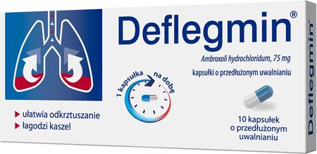 Deflegmin 75 mg 10 kaps.
