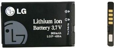 OEM LG Li-Ion LGIP-430N 900mAh 3.7V 3.4Wh Cell Phone Battery (L) SBPL0098901 OEM LG Li-Ion LGIP-430N 900mAh 3.7V 3.4Wh Cell Phone Battery (L) SBPL0098901