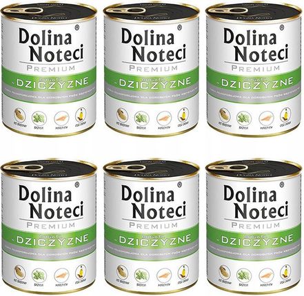 Dolina Noteci Premium Adult Dziczyzna 6X800G