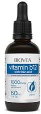 Biovea Witamina B12 Z Kwasem Foliowym Krople 1000mcg 60ml