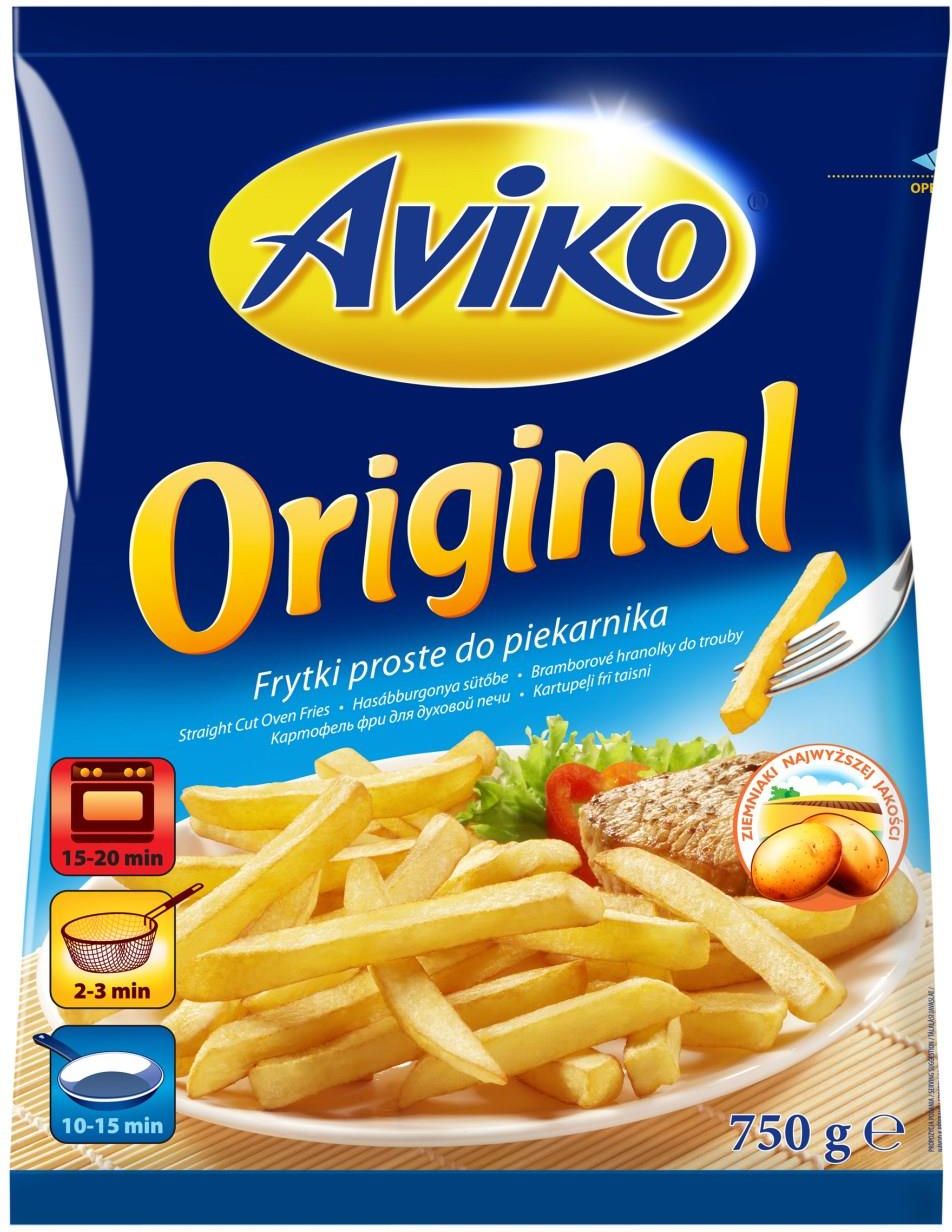 Aviko Original Frytki proste do piekarnika 750 g Ceny i opinie Ceneo.pl