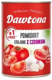 Dawtona Pomidory krojone z czosnkiem 400 g