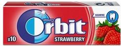 Zdjęcie Orbit Strawberry Guma do żucia bez cukru 14 g (10 drażetek) - Złotoryja