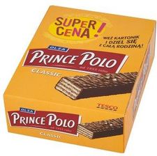 Zdjęcie Olza Prince Polo Classic Kruche wafelki z kremem kakaowym oblane czekoladą 490 g (28 sztuk) - Nowy Sącz