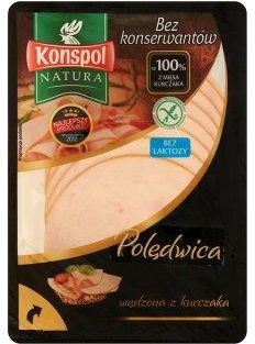Konspol Natura Polędwica wędzona z kurczaka 100 g - Ceny i opinie ...