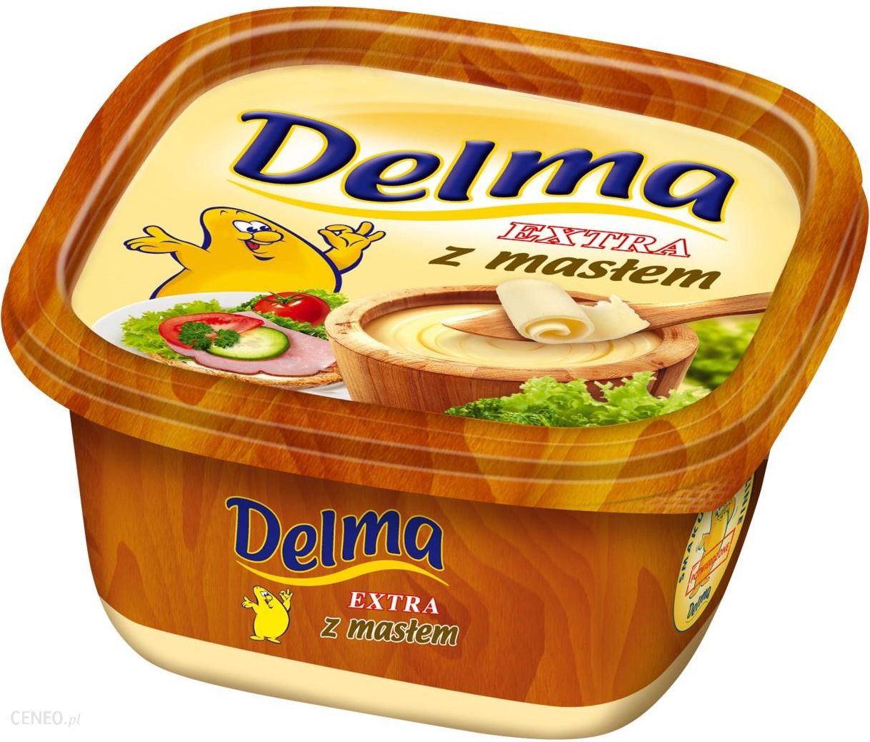Delma Extra z masłem Margaryna 450 g - Ceny i opinie - Ceneo.pl