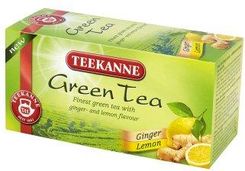 Zdjęcie Teekanne Green Tea Ginger Lemon Herbata zielona 35 g (20 torebek) - Turek