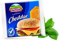 Hochland Cheddar Ser topiony w plastrach 130 g - zdjęcie 1