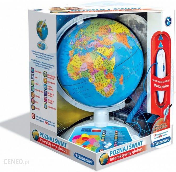 Clementoni Interaktywny Globus EduGlobus Poznaj Świat (60444)
