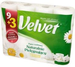 Zdjęcie Velvet Naturalnie Pielęgnujący Papier toaletowy 12 rolek - Elbląg