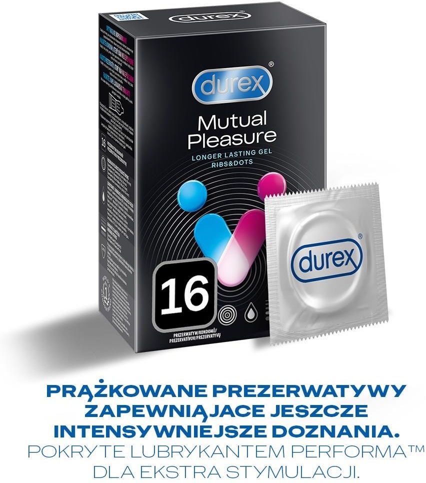 Durex prezerwatywy Mutual Pleasure 16 szt.