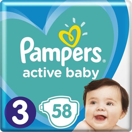 Pampers Active Baby VP rozmiar 3 58 pieluszki