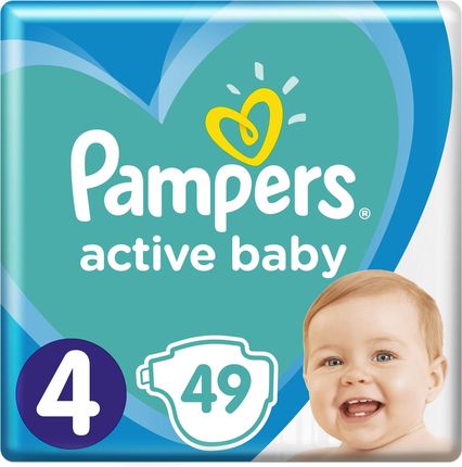 Pampers Active Baby VP rozmiar 4 49 pieluszek