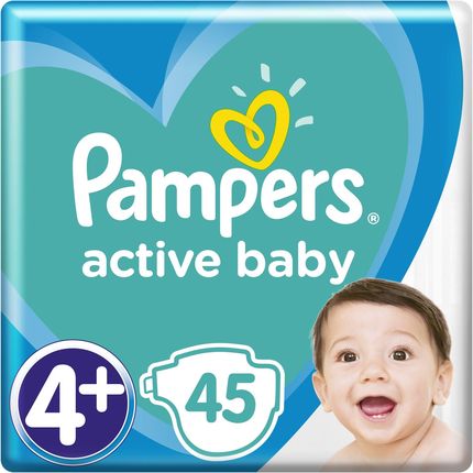 Pampers Active Baby VP rozmiar 4+  45 pieluszek