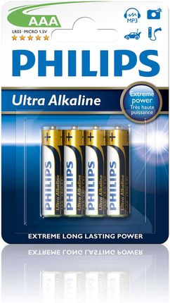 Philips Ultra Alakline LR03 4szt. (LR03E4B/10)
