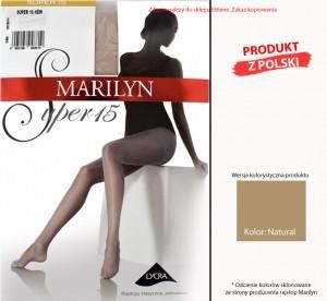 Nero 15вт. Колготки Marilyn Silk 15 den. Marilyn_Paris 04 Nero.