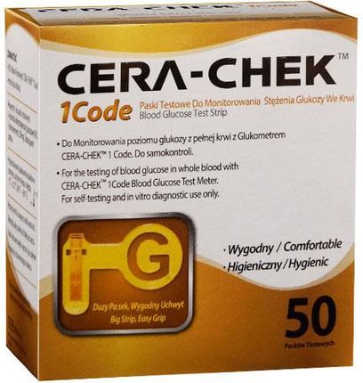 Cera-Chek 1 Code Paskowy 50 szt.