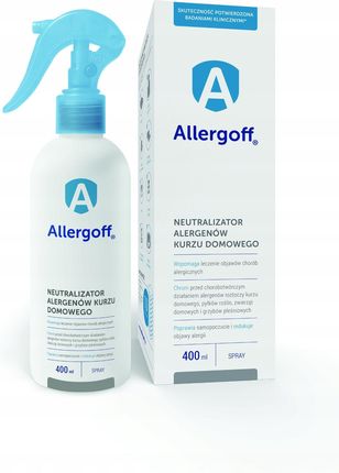 Allergoff Spray Neutralizator Alergenów Kurzu Domowego 400ml