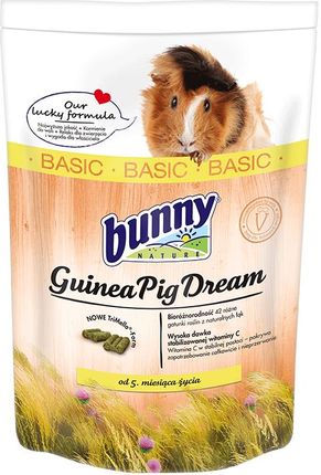 Bunnyguinea Pig Dream Basic Pokarm Dla Świnek Morskich 750g