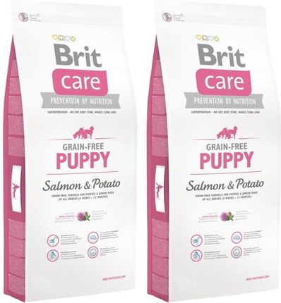 Brit Care Grain Free Puppy Salmon&Potato 2X12Kg