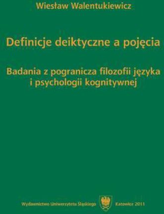 Definicje deiktyczne a pojęcia (E-book)