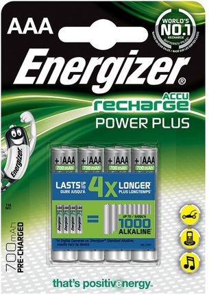 Energizer Power Plus AAA HR03 1,2V 700mAh 4 szt. (EN-394832)