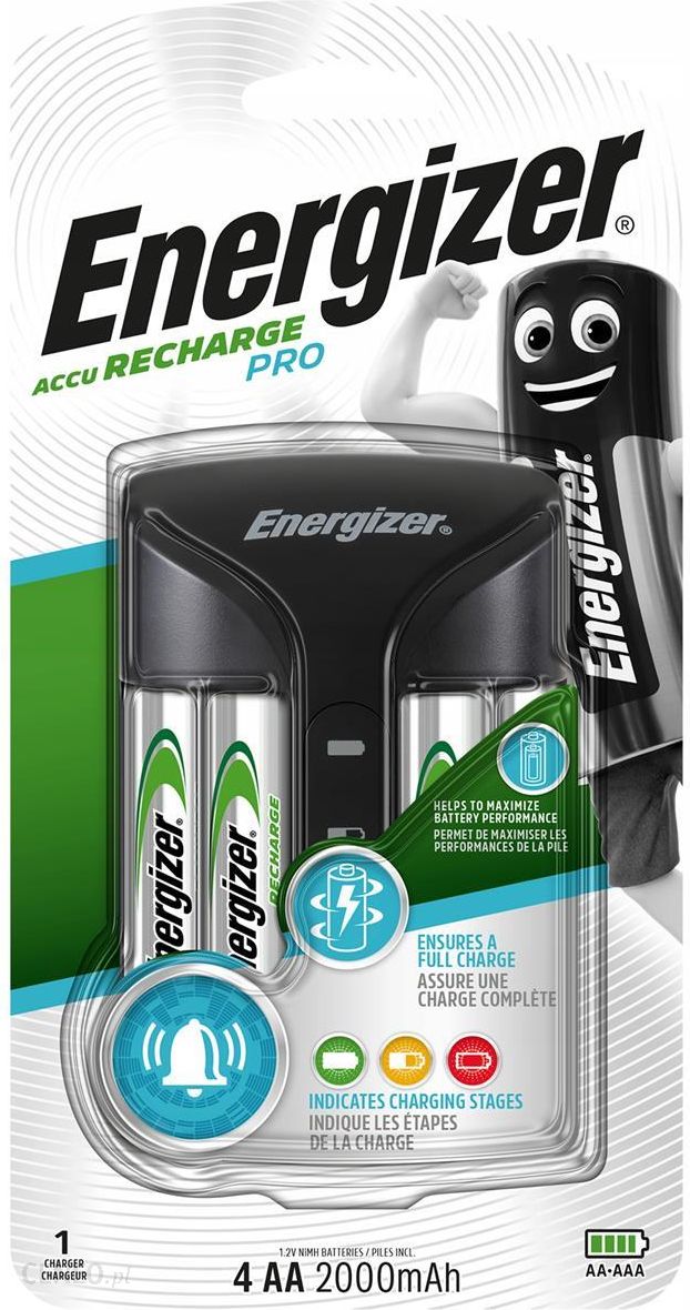 Energizer Pro Charger + Power Plus AA 4 szt. (EN-398373)