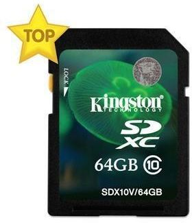 Kingston SDXC 64GB Class 10 UHS-I (SDX10V/64GB)