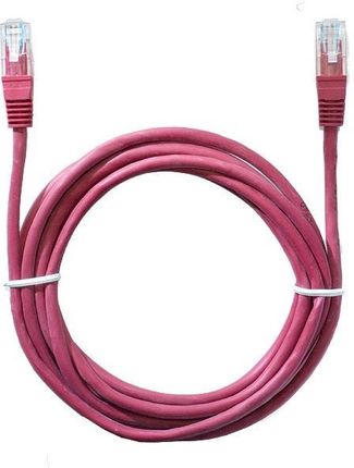 Blow Przyłącze Patchcord Prosty UTP 1.0m Czerwony (2752)