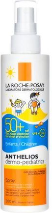 LA ROCHE ANTHELIOS Dermo-Pediatrics Spray ochronny do opalania dla  dzieci SPF 50+ 200 ml