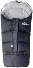 Zdjęcie Sensillo Śpiworek Combi 3W1 Black/Grey 100-80X45Cm - Nowy Sącz
