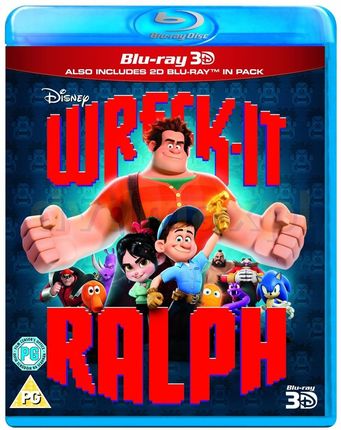 Wreck-It Ralph 3D (Ralph Demolka3D ) (EN) (Blu-ray)