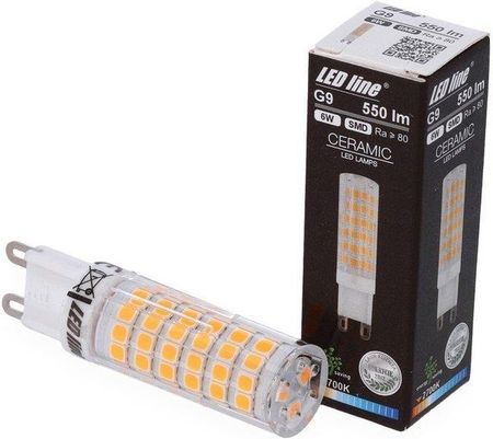 LED line LED G9 SMD 6W (60W) 550lm 230V barwa ciepła 245947