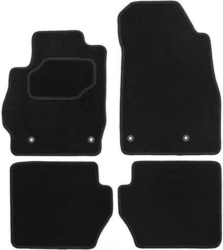 Dywanik samochodowy Dywaniki welurowe czarne standard