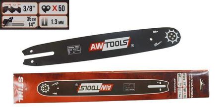 AW Tools Prowadnica do piły 35cm(14) 1,3mm 3/8 do stihl AW80053