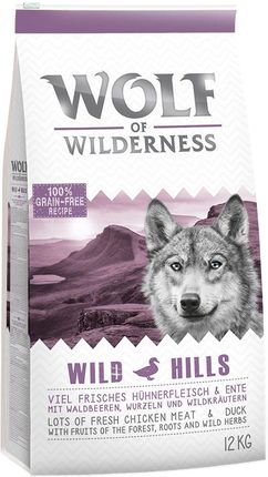 Wolf of Wilderness Wild Hills Kaczka 12kg