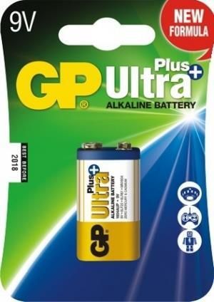 GP Batteries Ultra+ Alkaline 9V 6LF22 (GP1604AUP-U1)
